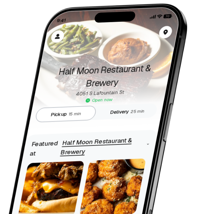 Half Moon Restaurant & Brewery app preview
