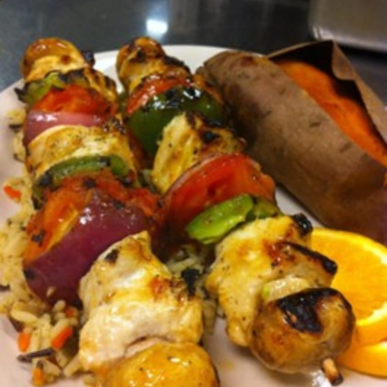 Citrus Glazed Chicken Kabobs