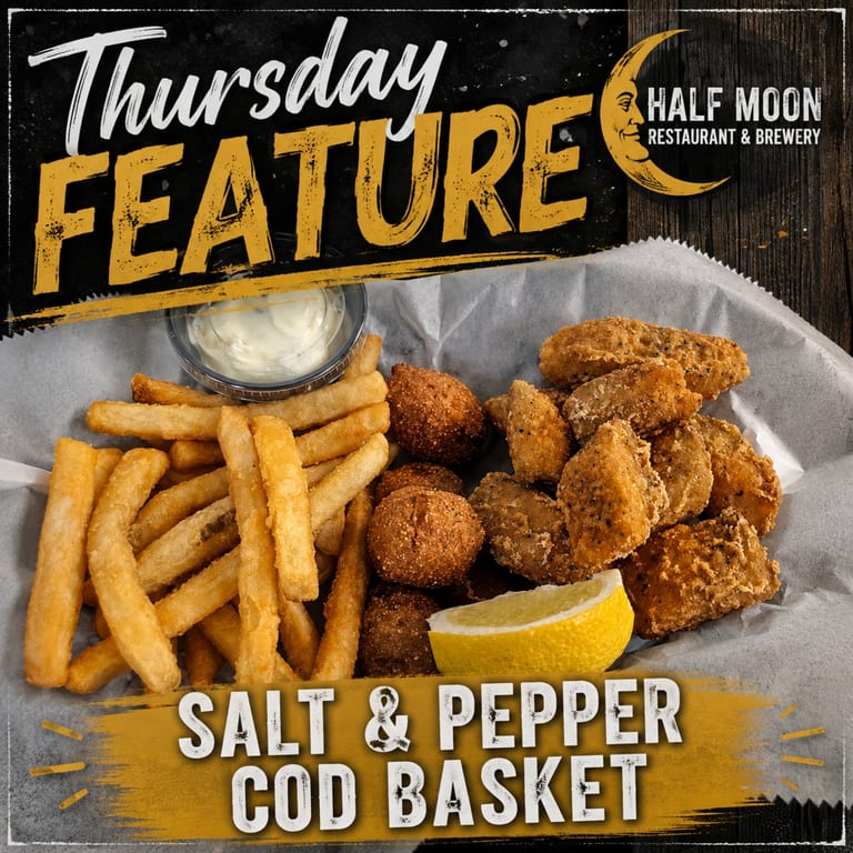 Salt & Pepper Cod Basket!!