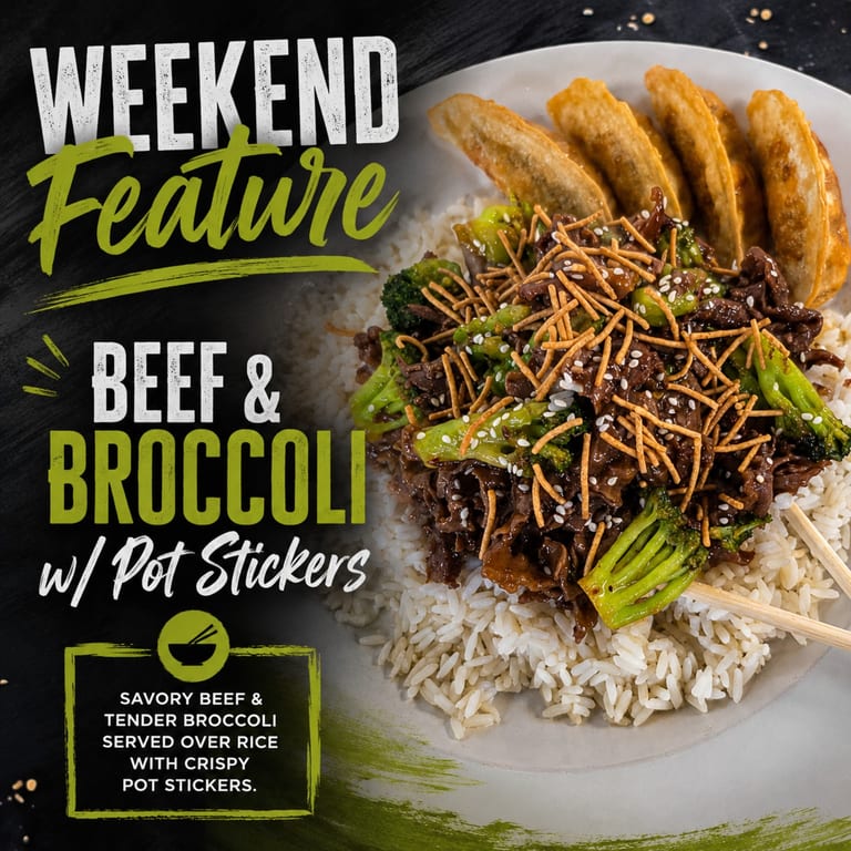 Beef and broccoli!