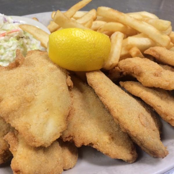 Deep Fried Blue Gill.