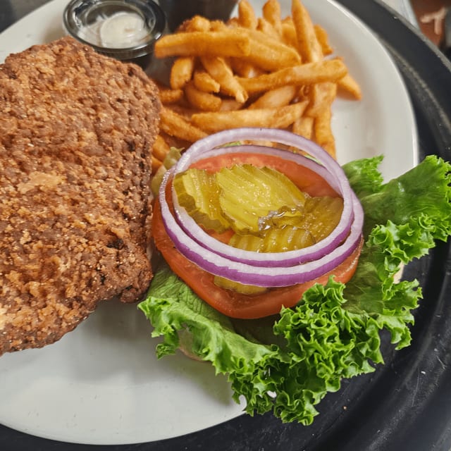 Breaded Tenderloin Sandwich.
