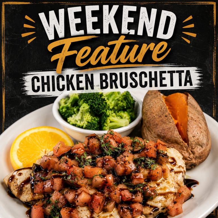 Honey Balsamic Bruschetta Chicken