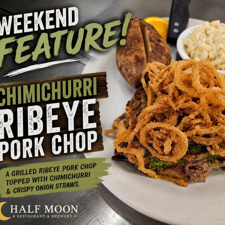 Chimichurri Ribeye Pork Chop!