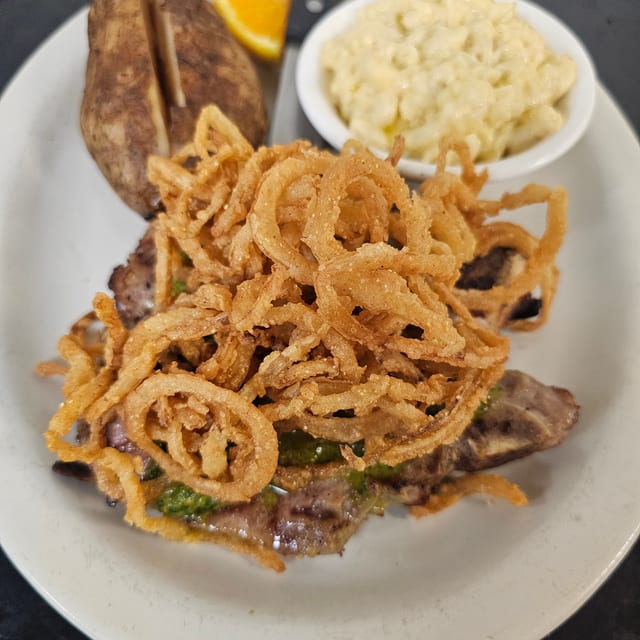 CHIMICHURRI RIBEYE PORK CHOP.
