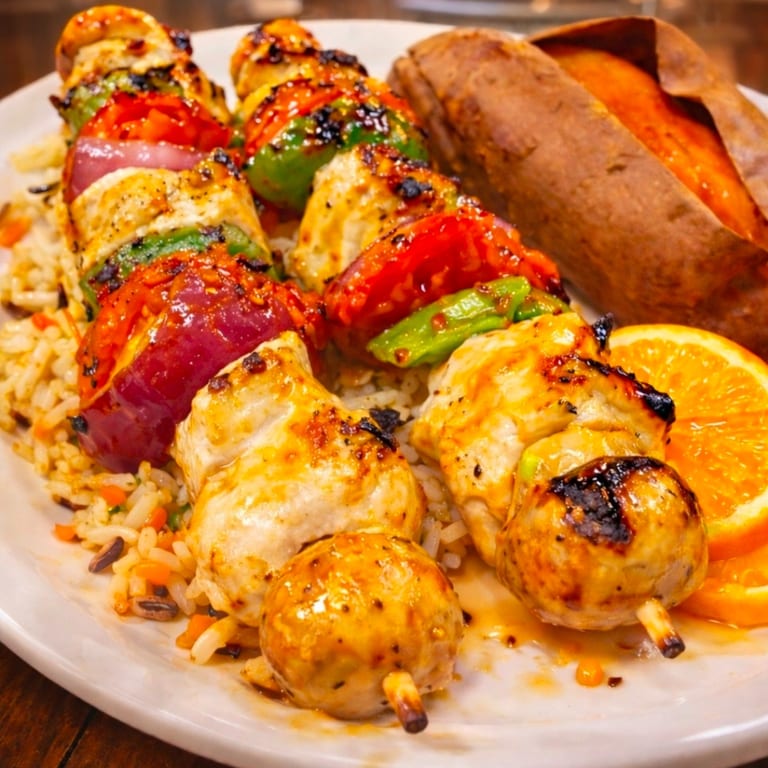 Citrus Glazed Chicken Kabobs
