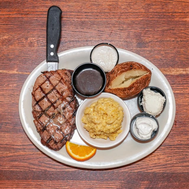 Slow Roasted Chargrilled Delmonico.